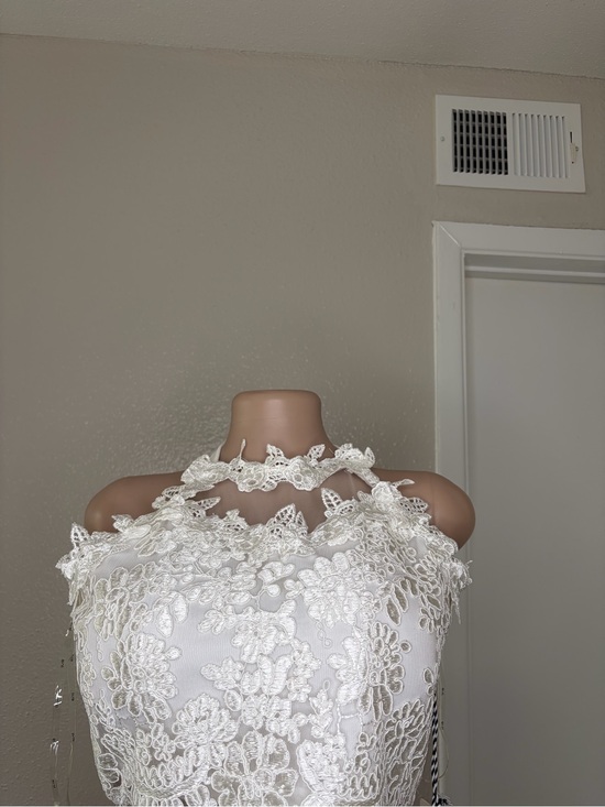 iris Dresses & Skirts - iris White Lace High-Neck Wedding Dress